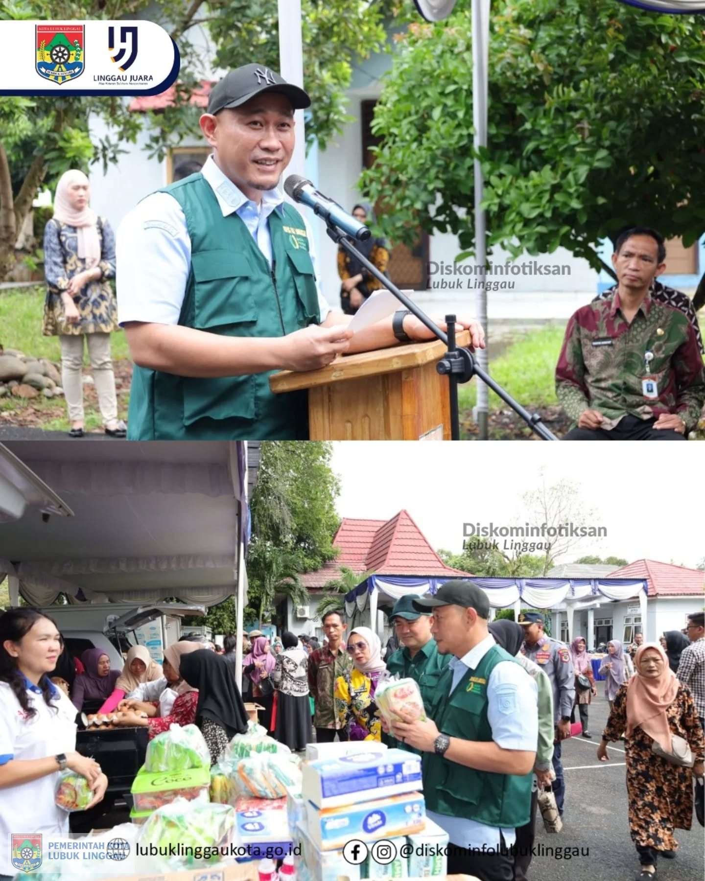 Wali kota Lubuk Linggau Buka Gerakan Pangan Murah