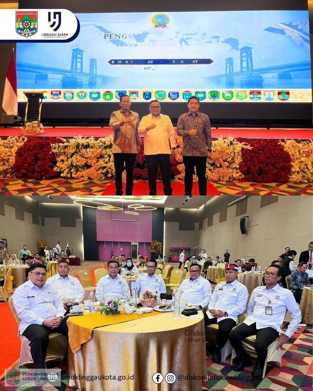 Sekda Lubuk Linggau Hadiri Muswil FORSESDASI Sumsel 2026