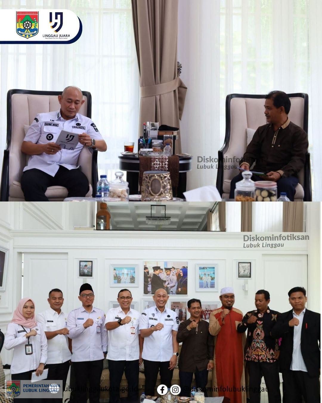 Wali Kota Lubuk Linggau Terima Audiensi IKPM, Dukung Peringatan 1 Abad IKPM