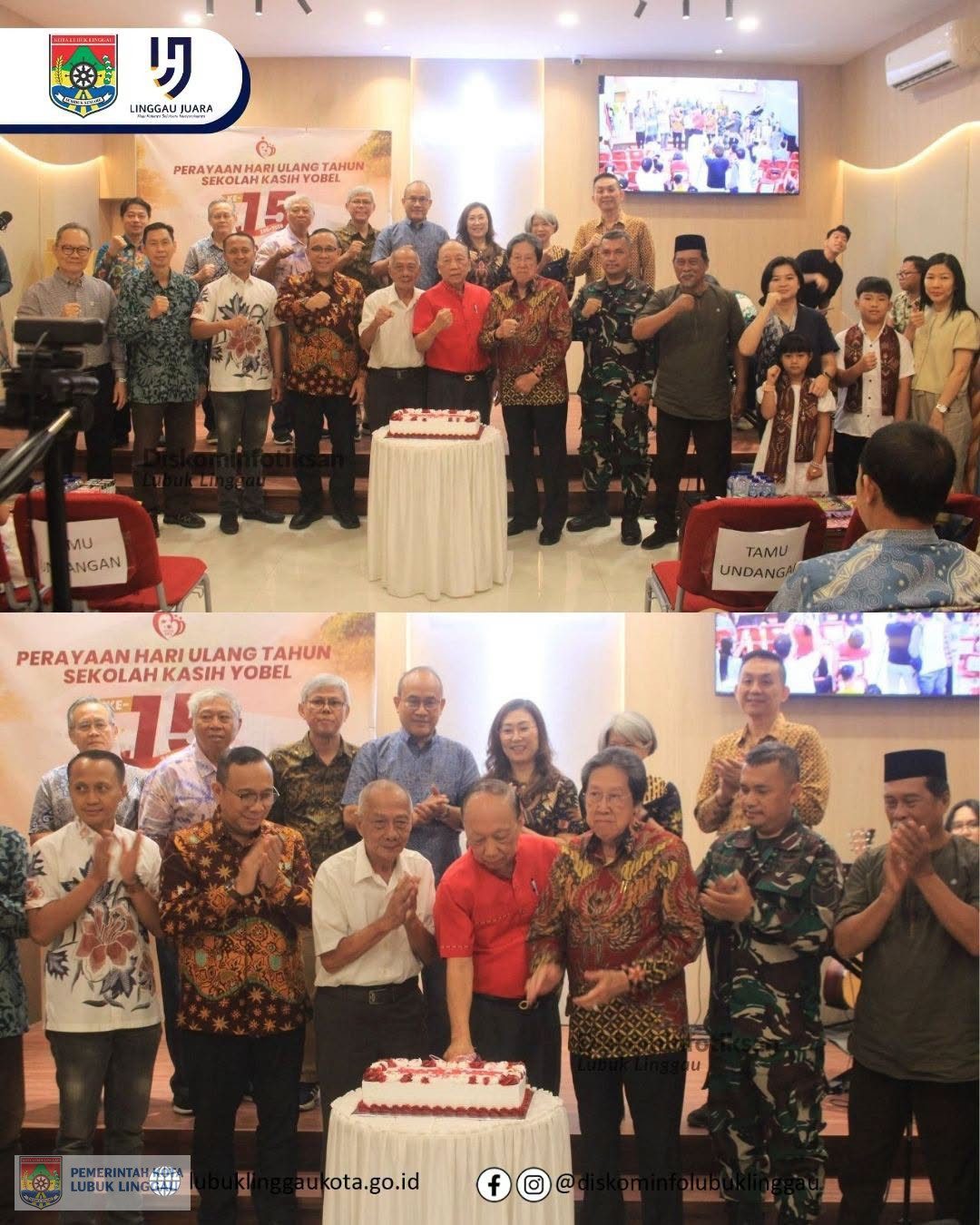 Asisten I Hadiri HUT ke-15 Yayasan Gema Gema Kasih Yobel