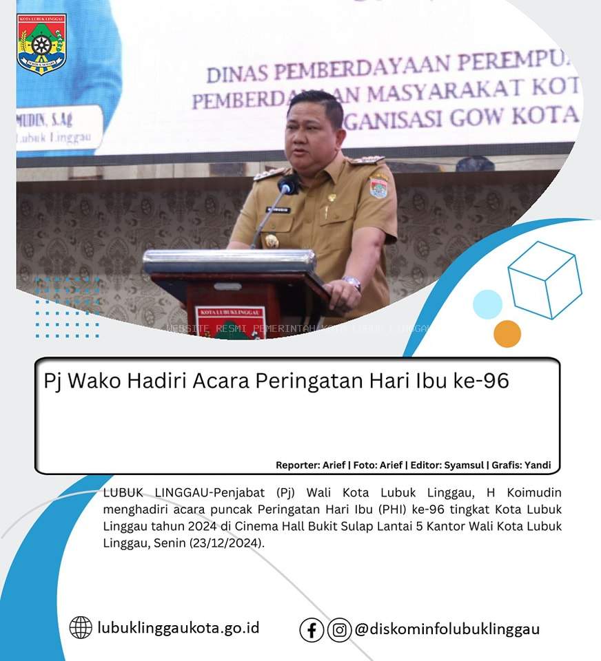 Pj Wako Hadiri Acara Peringatan Hari Ibu ke-96