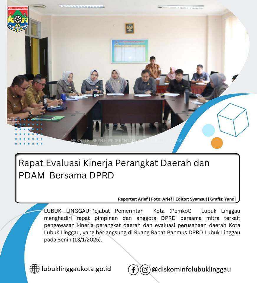 Rapat Evaluasi Kinerja Perangkat Daerah dan PDAM  Bersama DPRD