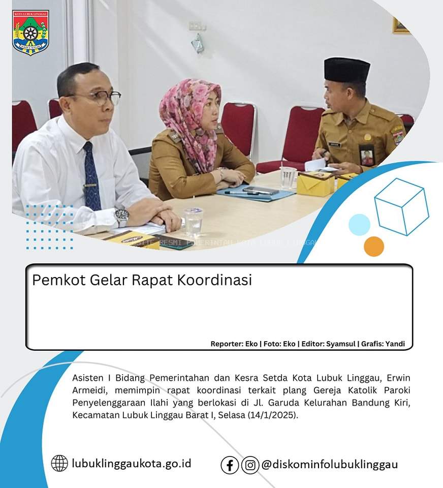 Pemkot Gelar Rapat Koordinasi