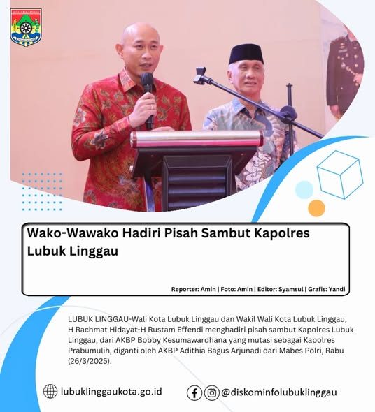 Wako-Wawako Hadiri Pisah Sambut Kapolres Lubuk Linggau