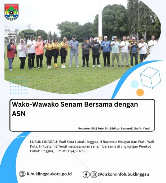 Wako-Wawako Senam Bersama dengan ASN