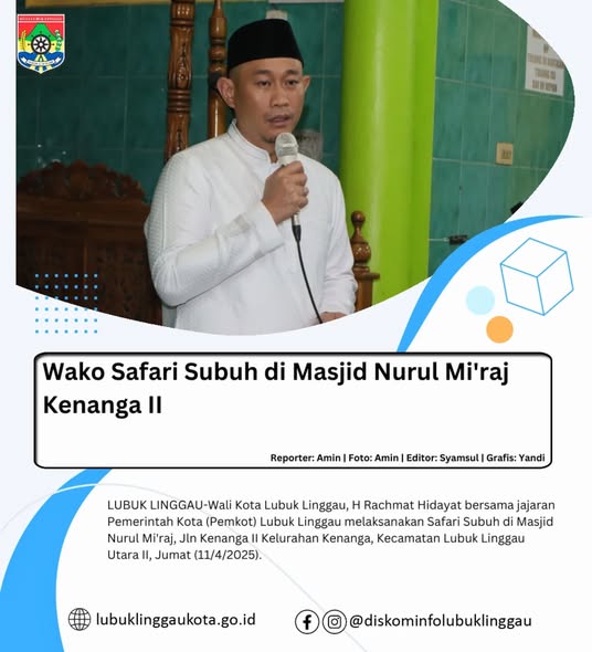 Wako Safari Subuh di Masjid Nurul Mi'raj Kenanga II