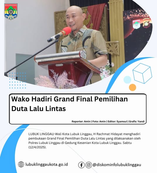 Wako Hadiri Grand Final Pemilihan Duta Lalu Lintas
