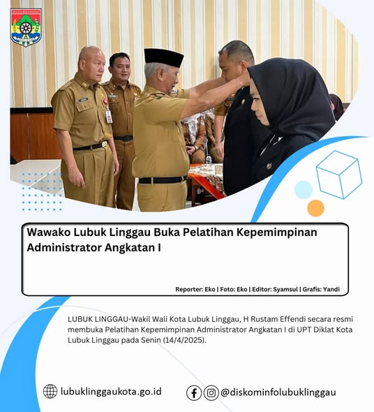 Wawako Lubuk Linggau Buka Pelatihan Kepemimpinan Administrator Angkatan I