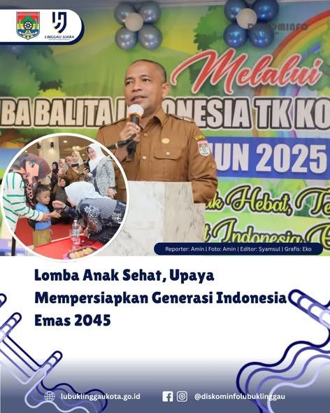 Lomba Anak Sehat, Upaya Mempersiapkan Generasi Indonesia Emas 2045