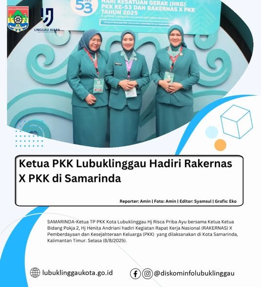 Ketua PKK Lubuklinggau Hadiri Rakernas X PKK di Samarinda