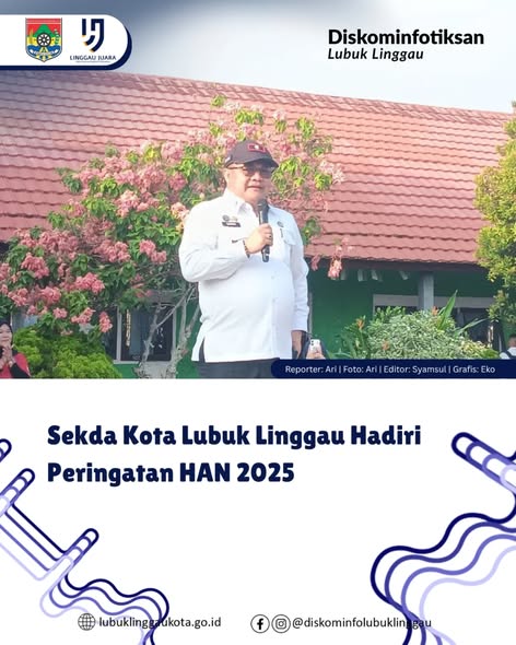 Sekda Kota Lubuk Linggau Hadiri Peringatan HAN 2025