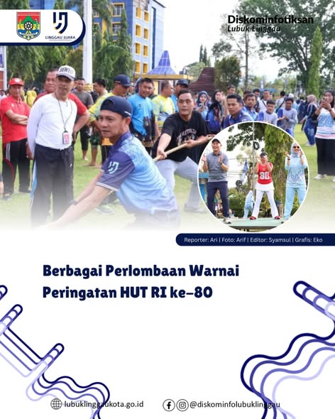 Berbagai Perlombaan Warnai Peringatan HUT RI ke-80