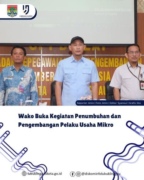 Wako Buka Kegiatan Penumbuhan dan Pengembangan Pelaku Usaha Mikro