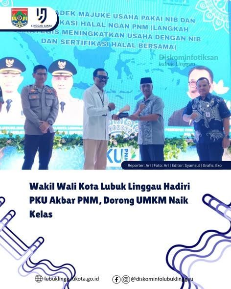 Wakil Wali Kota Lubuk Linggau Hadiri PKU Akbar PNM, Dorong UMKM Naik Kelas