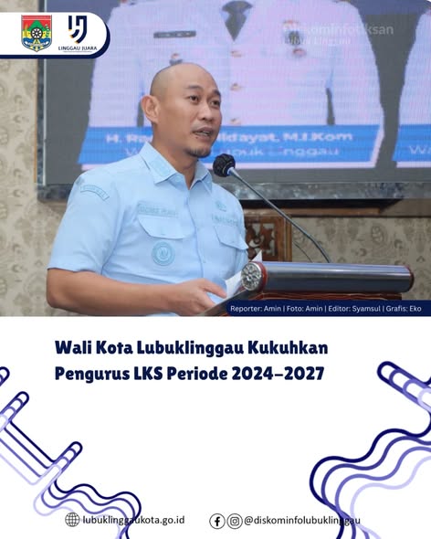 Wali Kota Lubuklinggau Kukuhkan Pengurus LKS Periode 2024-2027