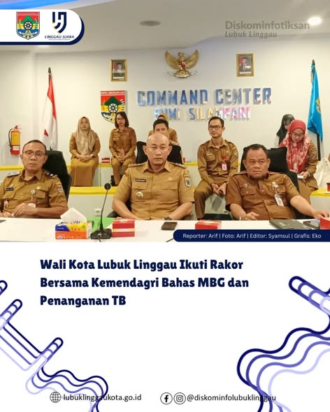 Wali Kota Lubuk Linggau Ikuti Rakor Bersama Kemendagri Bahas MBG dan Penanganan TB