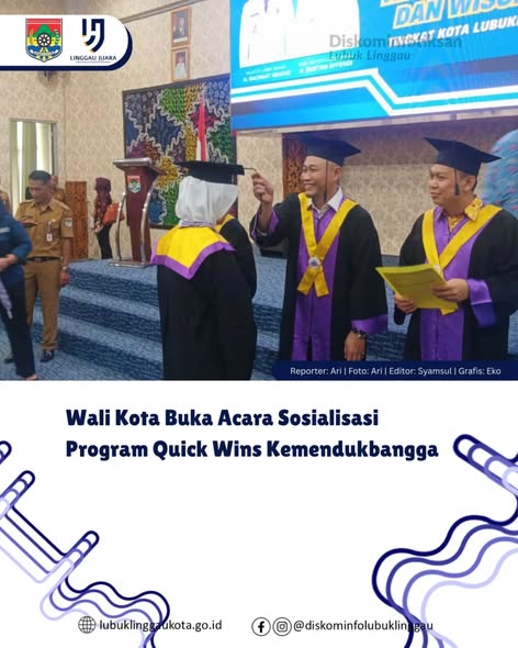 Wali Kota Buka Acara Sosialisasi Program Quick Wins Kemendukbangga