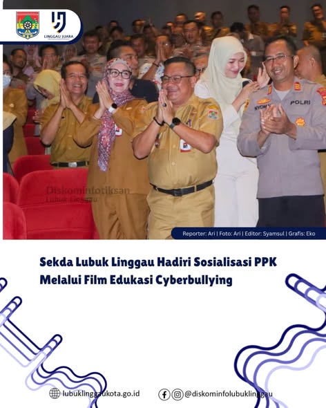 Sekda Lubuk Linggau Hadiri Sosialisasi PPK Melalui Film Edukasi Cyberbullying