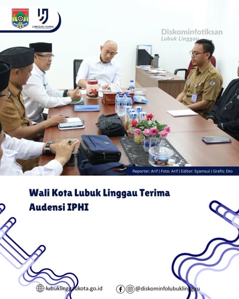 Wali Kota Lubuk Linggau Terima Audensi IPHI