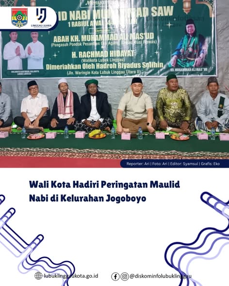 Wali Kota Hadiri Peringatan Maulid Nabi di Kelurahan Jogoboyo