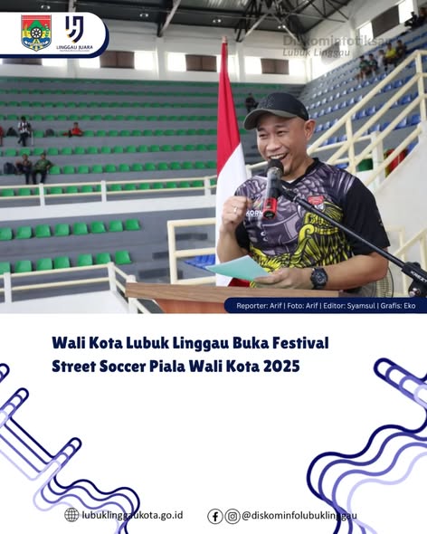 Wali Kota Lubuk Linggau Buka Festival Street Soccer Piala Wali Kota 2025