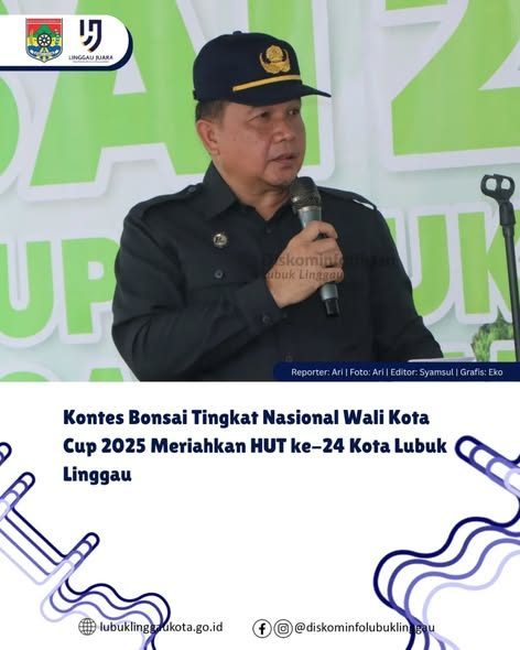 Kontes Bonsai Tingkat Nasional Wali Kota Cup 2025 Meriahkan HUT ke-24 Kota Lubuk Linggau
