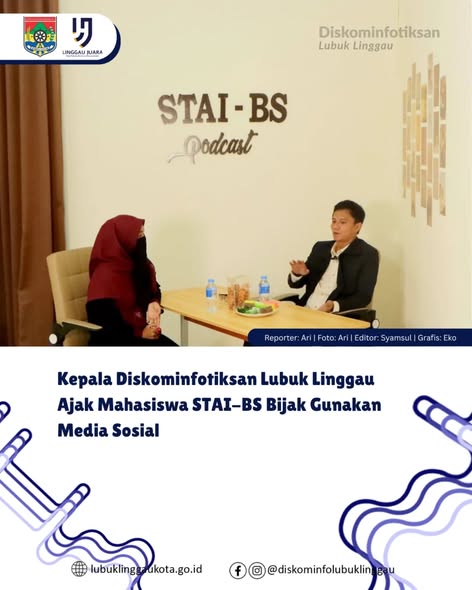 Kepala Diskominfotiksan Lubuk Linggau Ajak Mahasiswa STAI-BS Bijak Gunakan Media Sosial