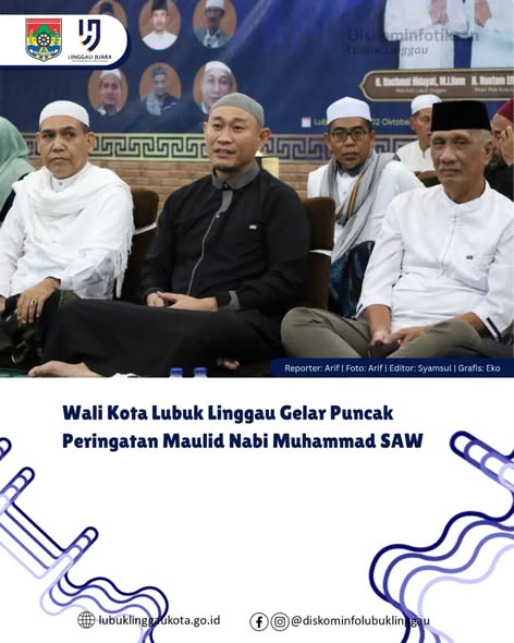 Wali Kota Lubuk Linggau Gelar Puncak Peringatan Maulid Nabi Muhammad SAW