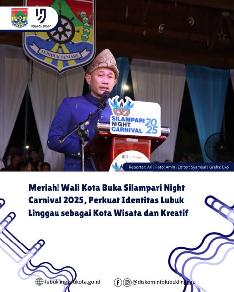 Meriah! Wali Kota Buka Silampari Night Carnival 2025, Perkuat Identitas Lubuk Linggau sebagai Kota Wisata dan Kreatif