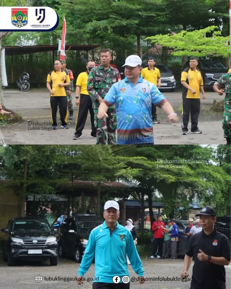 Pemkot Lubuk Linggau Gelar Senam dan Gotong Royong di Siring Agung