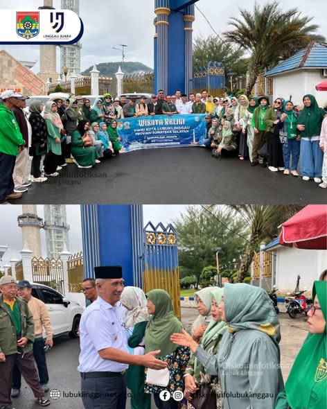 Wakil Wali Kota Lubuk Linggau Lepas Peserta Wisata Religi PWRI ke Bandung dan Jakarta