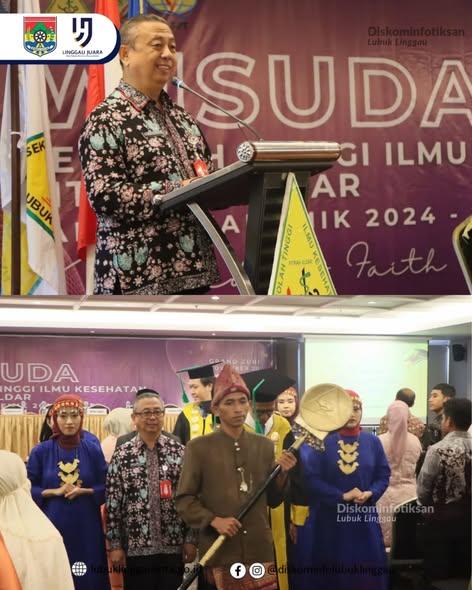 Staf Ahli III Hadiri Wisuda STIKES Fithrah Aldar Tahun Akademik 2024/2025