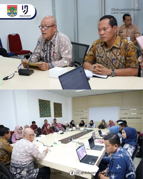 Asisten lll Pimpin Rapat Persiapan Dokumen Pemantau dan Evaluasi Kinerja Penyelenggaraan Pelayanan Publik Mandiri Tahun 2025