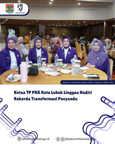 Ketua TP PKK Kota Lubuk Linggau Hadiri Rakorda Transformasi Posyandu