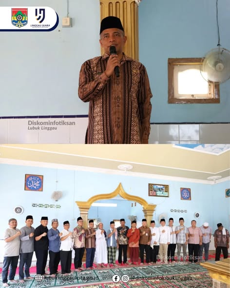 Jajaran Pemkot Lubuk Linggau Safari Jumat di Masjid Al-Ikhlas Taba Baru