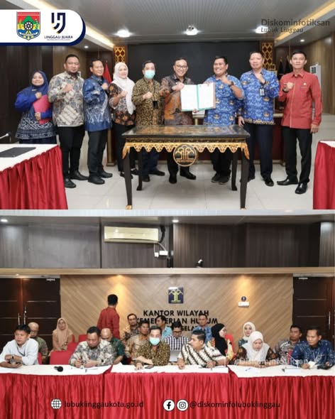 Pemkot Lubuk Linggau Bahas Harmonisasi Lima Raperwal di Kemenkum Sumsel