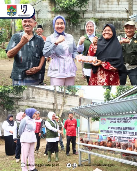 Ketua TP PKK Lubuk Linggau Salurkan Bantuan Ayam Petelur untuk Masyarakat Miskin Ekstrem