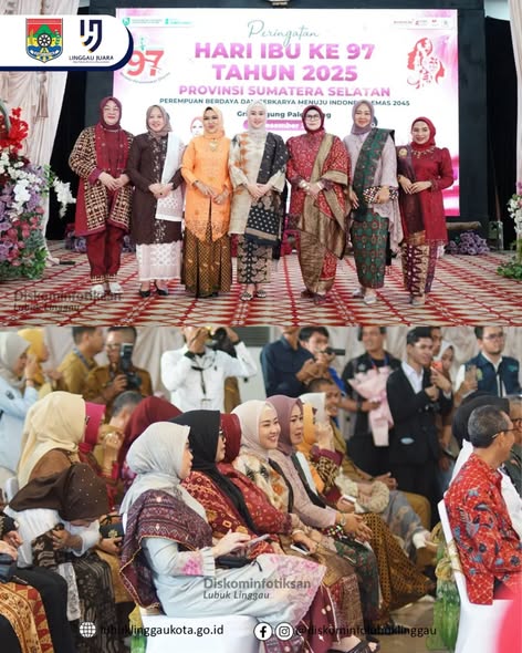 Ketua TP PKK dan Ketua GOW Kota Lubuk Linggau Hadiri Peringatan Hari Ibu ke-97 Tingkat Provinsi Sumsel