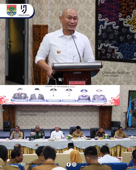 Wali Kota Pimpin Rakor Forkopimda, Perkuat Kesiapsiagaan Natal 2025 dan Tahun Baru 2026