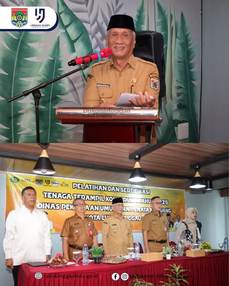 Wakil Wali Kota Lubuk Linggau Buka Pelatihan Tenaga Terampil Konstruksi dan Sosialisasi K3 Tahun 2025