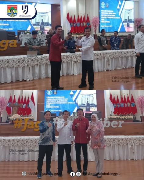 Pemkot Lubuk Linggau-BSSN Tandatangani PKS Terkait Pemanfaatan Sertifikat Elektronik