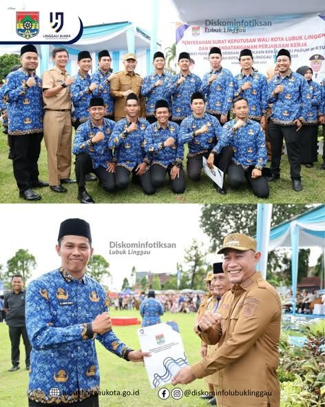 ‎Wako Serahkan SK PPPK Paruh Waktu Sebanyak 1761