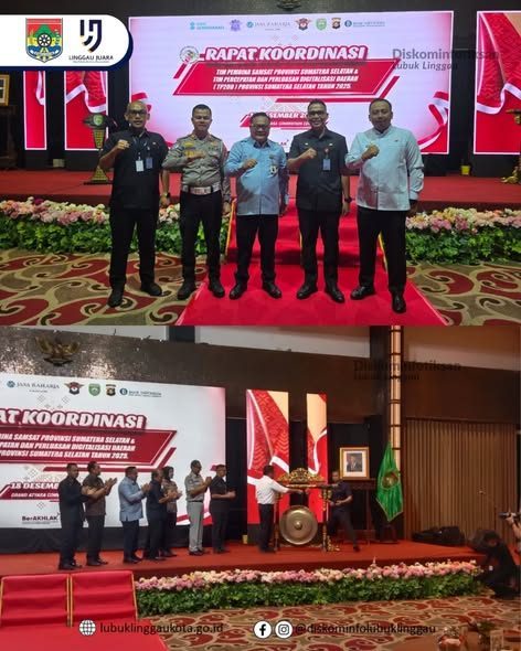 Sekda Lubuk Linggau Hadiri Rakor Tim Pembina Samsat Provinsi Sumsel