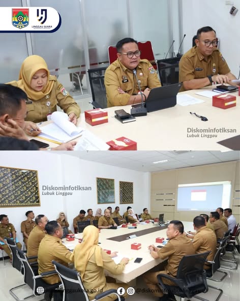 Sekda Lubuk Linggau Pimpin Rapat Penyusunan Laporan Evaluasi Kinerja Kepala Daerah