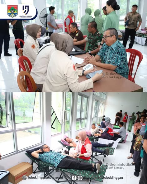 Asisten l Hadiri Donor Darah HUT Persit Kartika Chandra Kirana ke-80