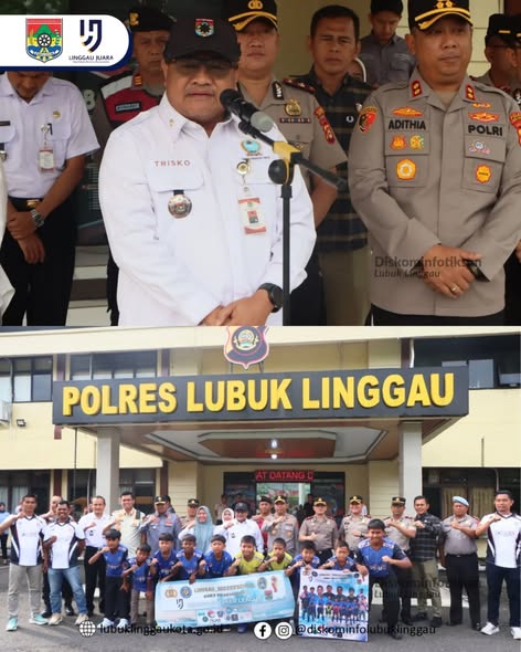 Sekda dan Kapolres Lubuk Linggau Lepas Murid Junior Premier League U-11 Seri Nasional ke Semarang