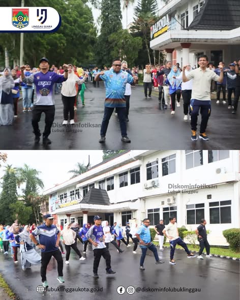 ASN Pemkot Lubuk Linggau Ikuti Senam Bersama