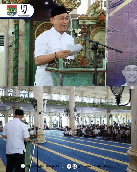 Wali Kota–Wakil Wali Kota Hadiri Taklim Ramadan 1447 H di Masjid Agung As-Salam