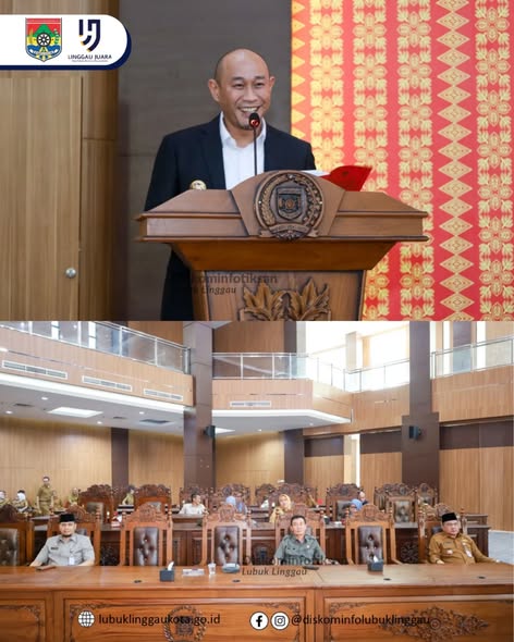 Wali Kota Lubuk Linggau Mendengarkan Pandangan Umum Fraksi Dewan Terhadap 6 Raperda