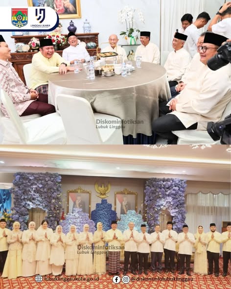 Wali Kota dan Wakil Wali Kota Lubuk Linggau Silaturahmi dengan Gubernur Sumsel di Griya Agung